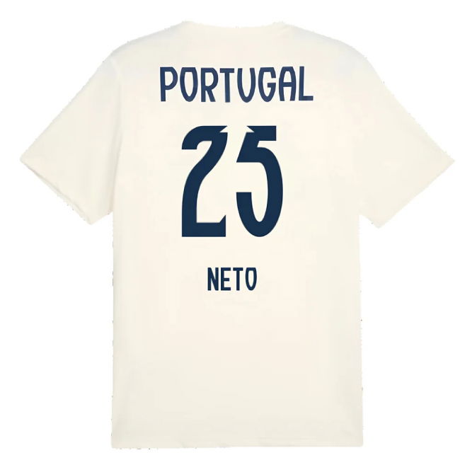 2025-2026 Portugal Casuals Tee (Sugared Almond) (Neto 25)