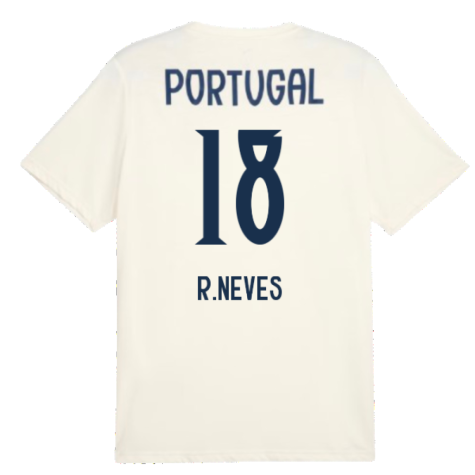 2025-2026 Portugal Casuals Tee (Sugared Almond) (R.Neves 18)