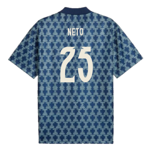 2025-2026 Portugal ftblNRGY+ Retro Jersey (Persian Blue) (Neto 25)