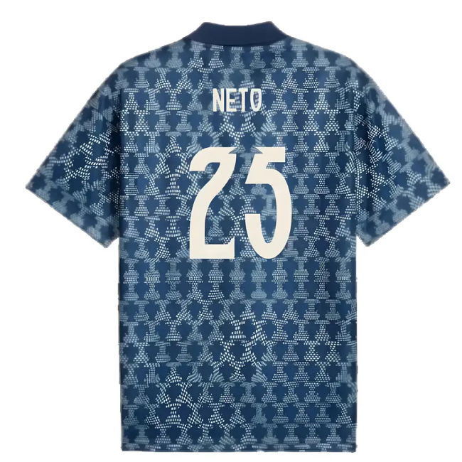 2025-2026 Portugal ftblNRGY+ Retro Jersey (Persian Blue) (Neto 25)