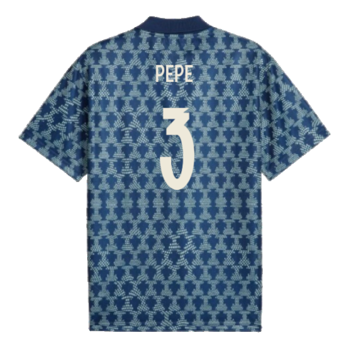 2025-2026 Portugal ftblNRGY+ Retro Jersey (Persian Blue) (Pepe 3)