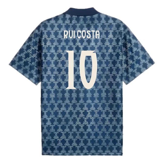 2025-2026 Portugal ftblNRGY+ Retro Jersey (Persian Blue) (Rui Costa 10)