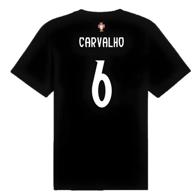 2025-2026 Portugal ftblNRGY Tee (Black) (Carvalho 6)