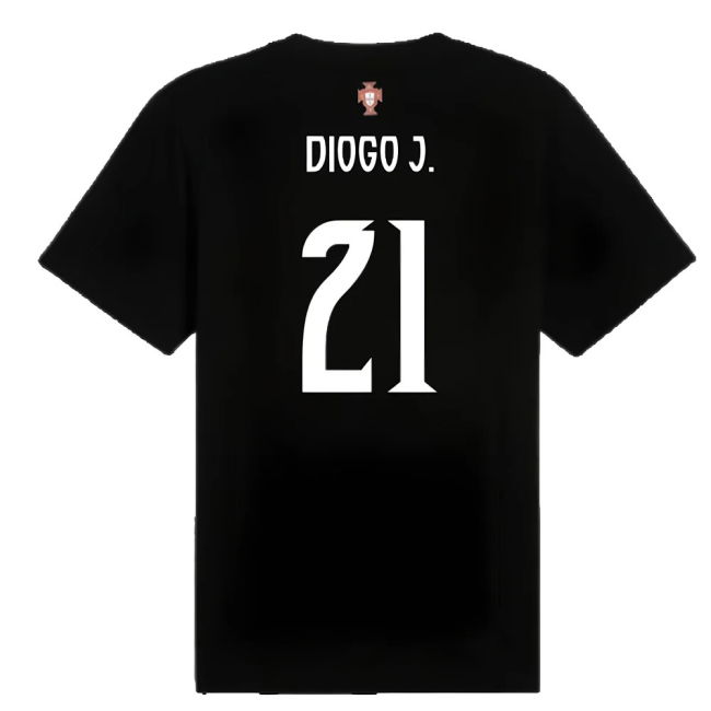 2025-2026 Portugal ftblNRGY Tee (Black) (Diogo J. 21)
