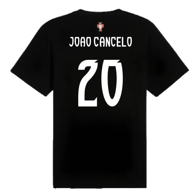 2025-2026 Portugal ftblNRGY Tee (Black) (Joao Cancelo 20)