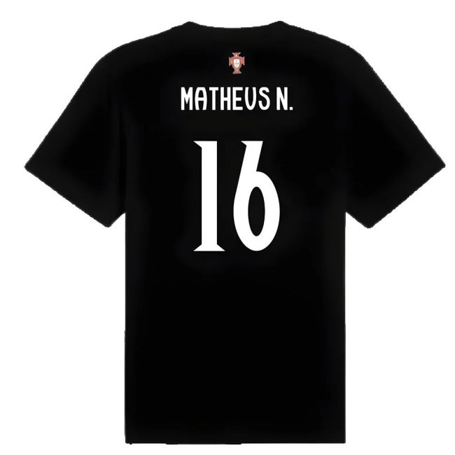 2025-2026 Portugal ftblNRGY Tee (Black) (Matheus N. 16)