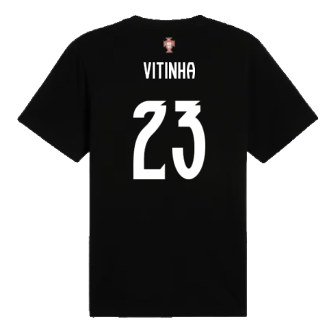 2025-2026 Portugal ftblNRGY Tee (Black) (Vitinha 23)