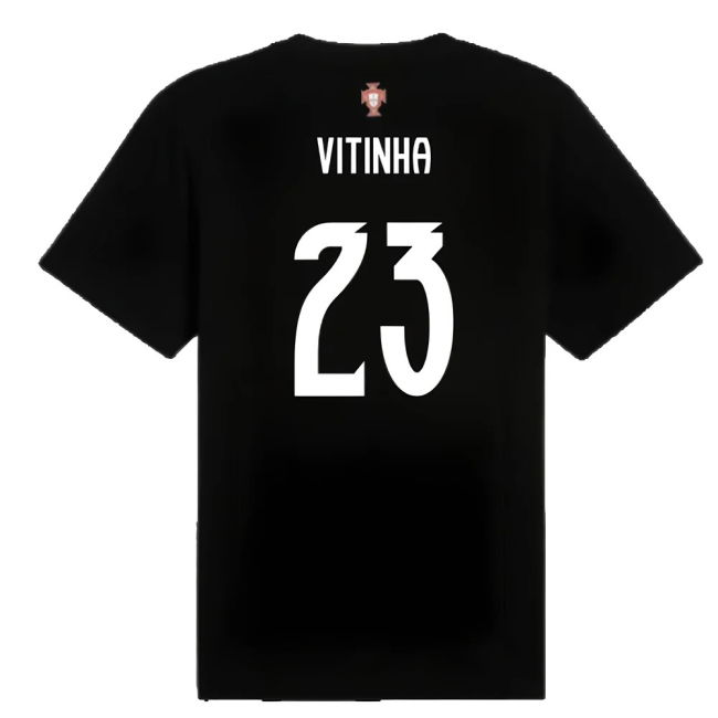 2025-2026 Portugal ftblNRGY Tee (Black) (Vitinha 23)