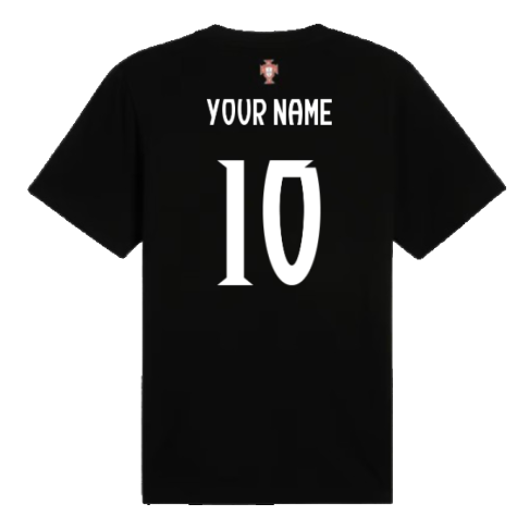 2025-2026 Portugal ftblNRGY Tee (Black) (Your Name)