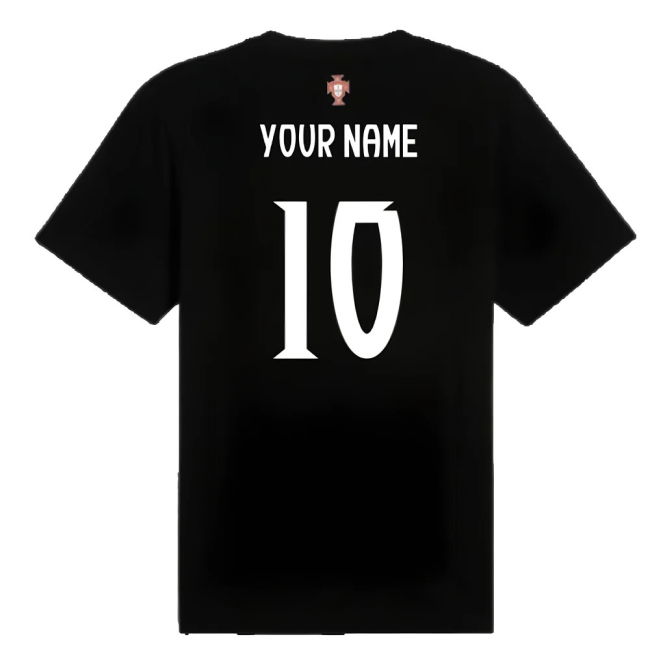 2025-2026 Portugal ftblNRGY Tee (Black) (Your Name)