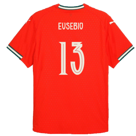 2025-2026 Portugal Home Authentic Jersey (Eusebio 13)