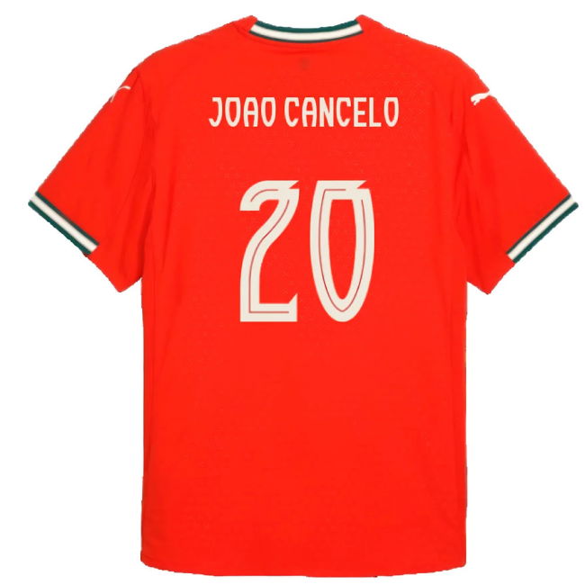 2025-2026 Portugal Home Authentic Jersey (Joao Cancelo 20)