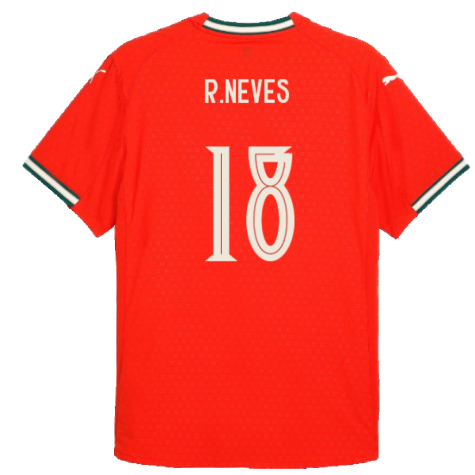 2025-2026 Portugal Home Authentic Jersey (R.Neves 18)