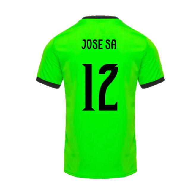2025-2026 Portugal Home Goalkeeper Shirt (Green) (Jose Sa 12)