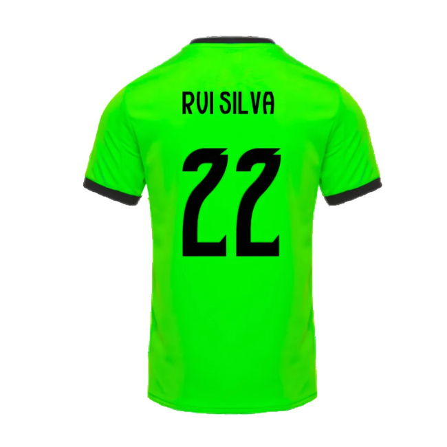 2025-2026 Portugal Home Goalkeeper Shirt (Green) (Rui Silva 22)