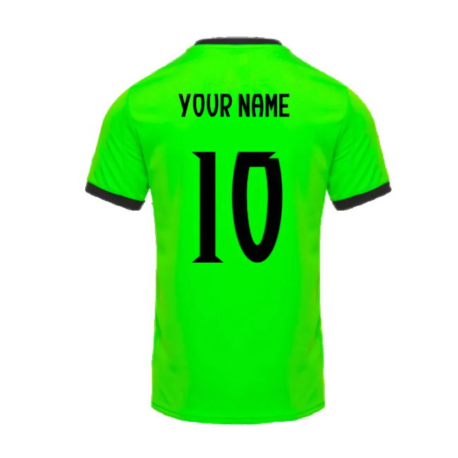 2025-2026 Portugal Home Goalkeeper Shirt (Green) (Your Name)