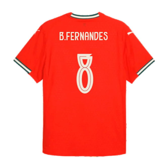 2025-2026 Portugal Home Shirt (B.Fernandes 8)