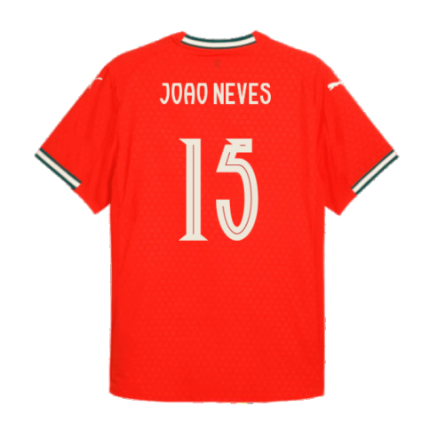 2025-2026 Portugal Home Shirt (Joao Neves 15)