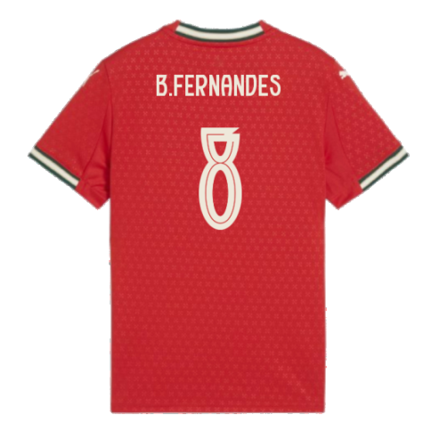 2025-2026 Portugal Home Shirt (Kids) (B.Fernandes 8)