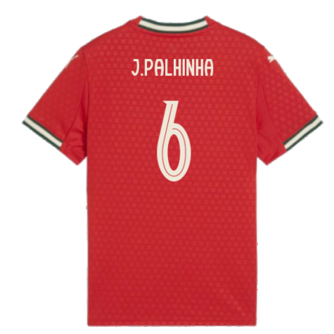 2025-2026 Portugal Home Shirt (Kids) (J.Palhinha 6)