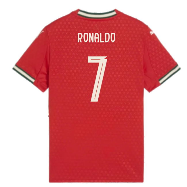 2025-2026 Portugal Home Shirt (Kids) (Ronaldo 7)