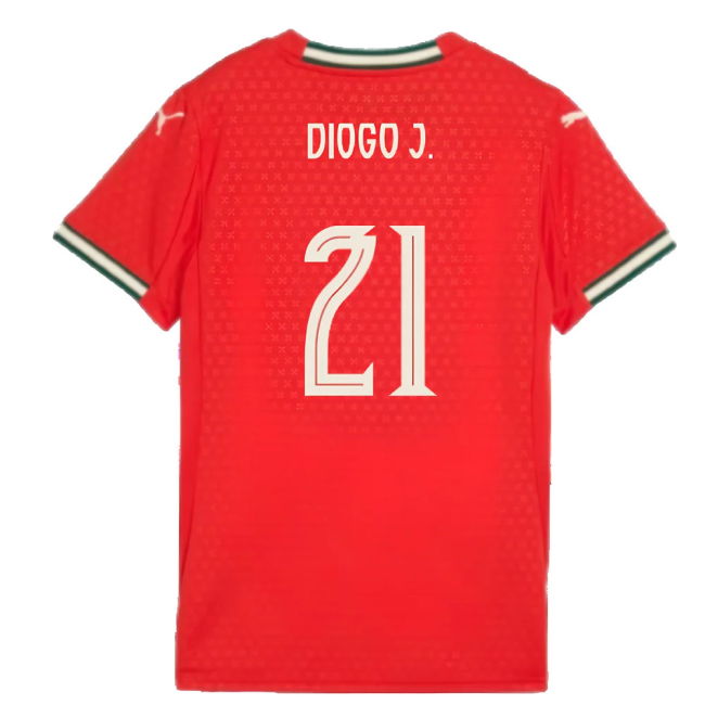 2025-2026 Portugal Home Shirt (Ladies) (Diogo J. 21)