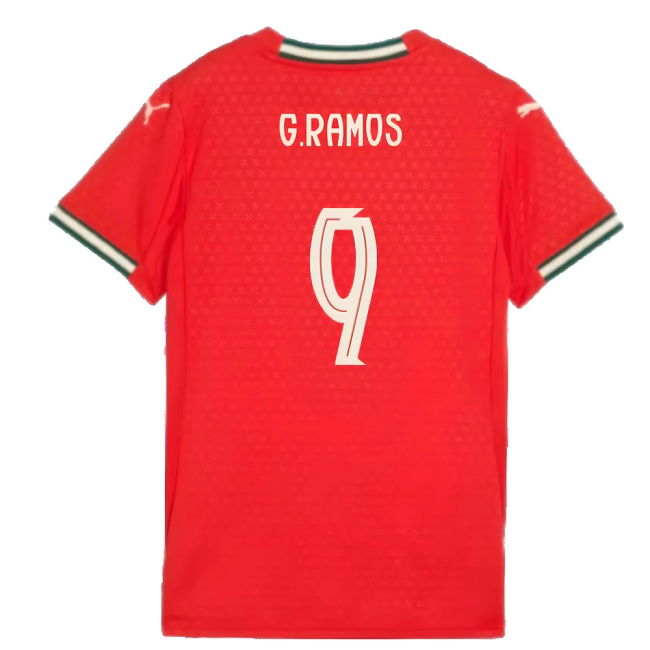 2025-2026 Portugal Home Shirt (Ladies) (G.Ramos 9)