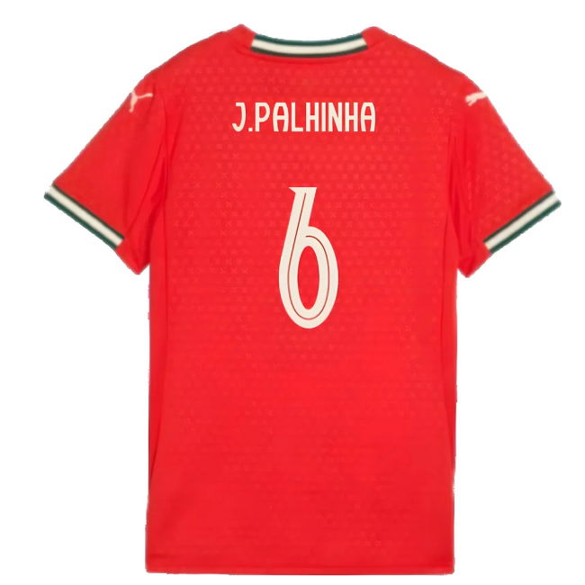 2025-2026 Portugal Home Shirt (Ladies) (J.Palhinha 6)