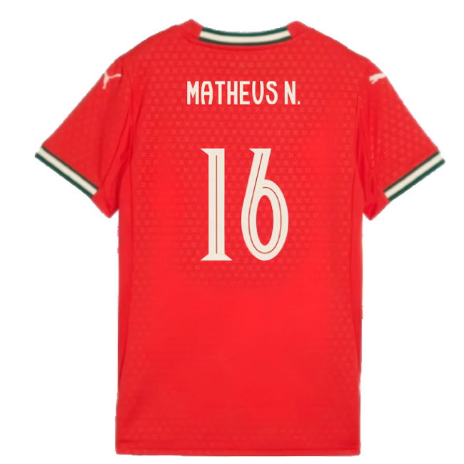2025-2026 Portugal Home Shirt (Ladies) (Matheus N. 16)