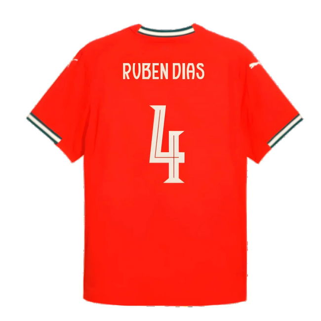 2025-2026 Portugal Home Shirt (Ruben Dias 4)