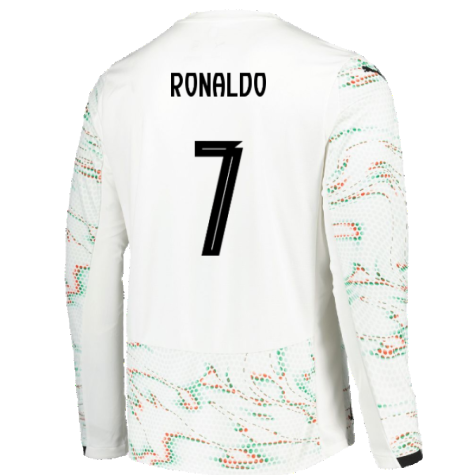 2025-2026 Portugal Long Sleeve Away Shirt (Ronaldo 7)