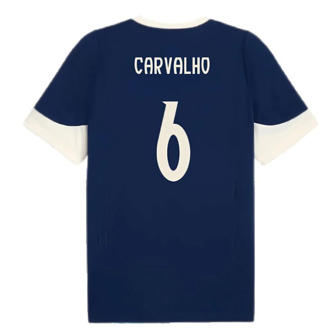 2025-2026 Portugal Training Jersey (Persian Blue) (Carvalho 6)