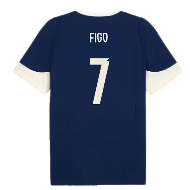 2025-2026 Portugal Training Jersey (Persian Blue) (Figo 7)