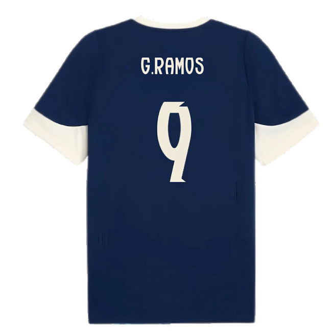 2025-2026 Portugal Training Jersey (Persian Blue) (G.Ramos 9)