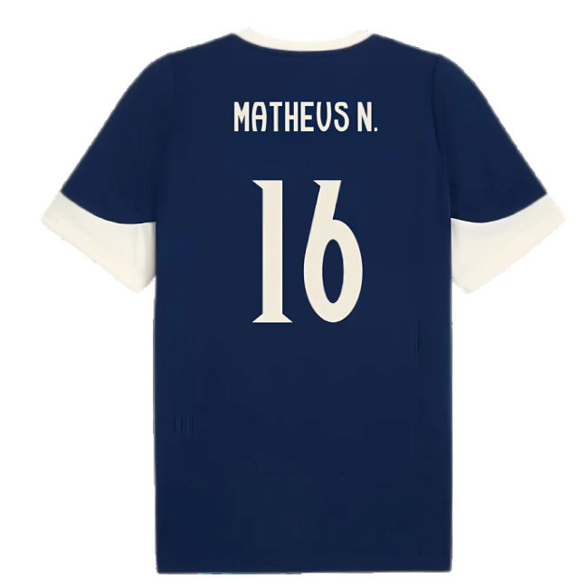 2025-2026 Portugal Training Jersey (Persian Blue) (Matheus N. 16)