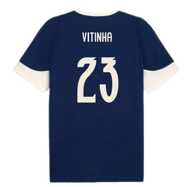 2025-2026 Portugal Training Jersey (Persian Blue) (Vitinha 23)