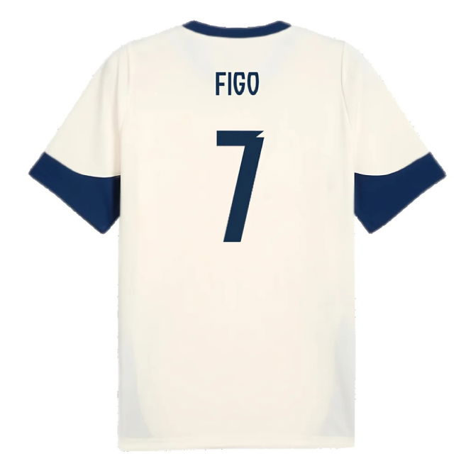 2025-2026 Portugal Training Jersey (Sugared Almond) (Figo 7)