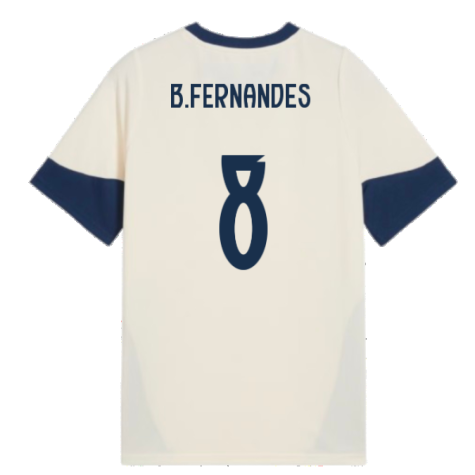 2025-2026 Portugal Training Jersey (Sugared Almond) - Kids (B.Fernandes 8)