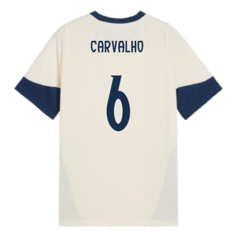 2025-2026 Portugal Training Jersey (Sugared Almond) - Kids (Carvalho 6)