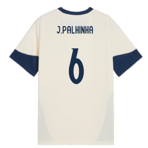 2025-2026 Portugal Training Jersey (Sugared Almond) - Kids (J.Palhinha 6)