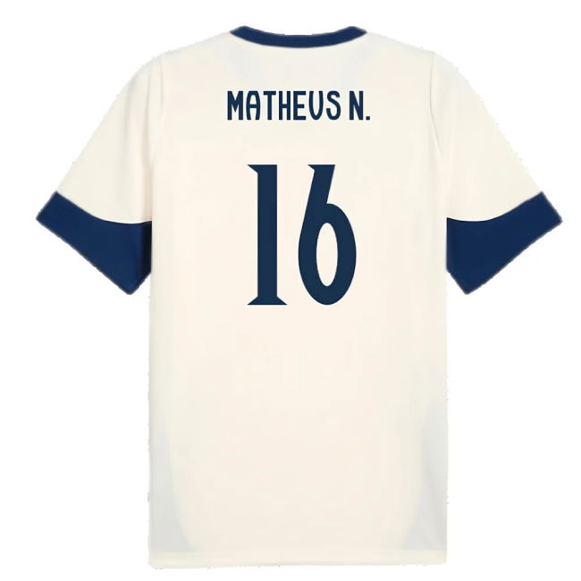 2025-2026 Portugal Training Jersey (Sugared Almond) (Matheus N. 16)
