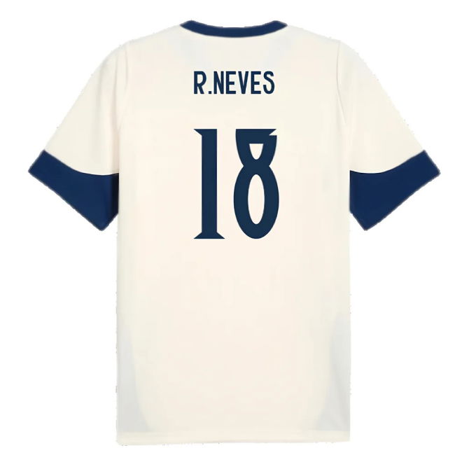 2025-2026 Portugal Training Jersey (Sugared Almond) (R.Neves 18)