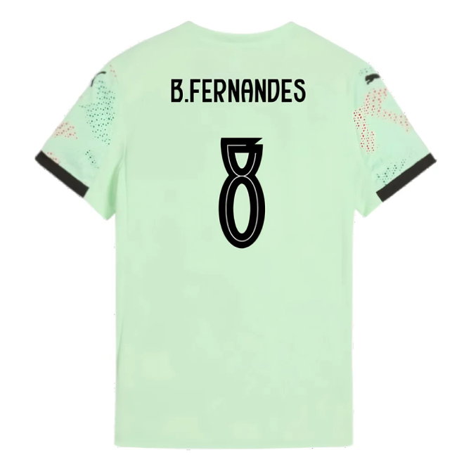 2025-2026 Portugal Womens Team Away Shirt (Ladies) (B.Fernandes 8)