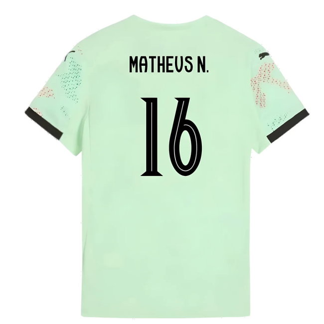 2025-2026 Portugal Womens Team Away Shirt (Ladies) (Matheus N. 16)