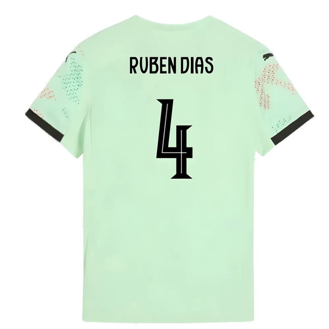 2025-2026 Portugal Womens Team Away Shirt (Ladies) (Ruben Dias 4)