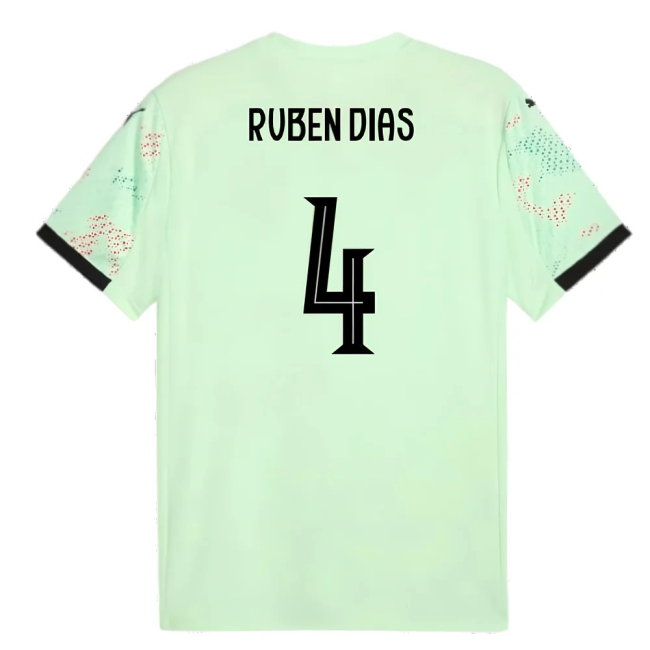 2025-2026 Portugal Womens Team Away Shirt (Unisex) (Ruben Dias 4)