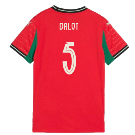 2025-2026 Portugal Womens Team Home Shirt (Ladies) (Dalot 5)
