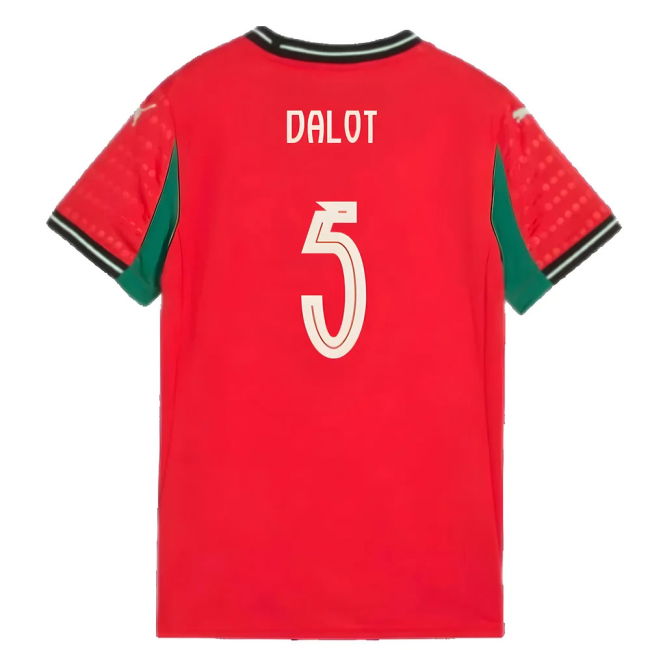 2025-2026 Portugal Womens Team Home Shirt (Ladies) (Dalot 5)