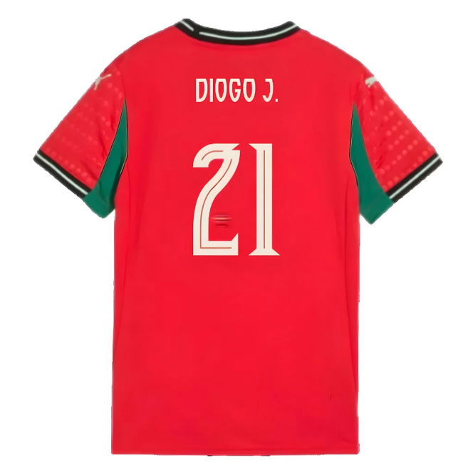 2025-2026 Portugal Womens Team Home Shirt (Ladies) (Diogo J. 21)