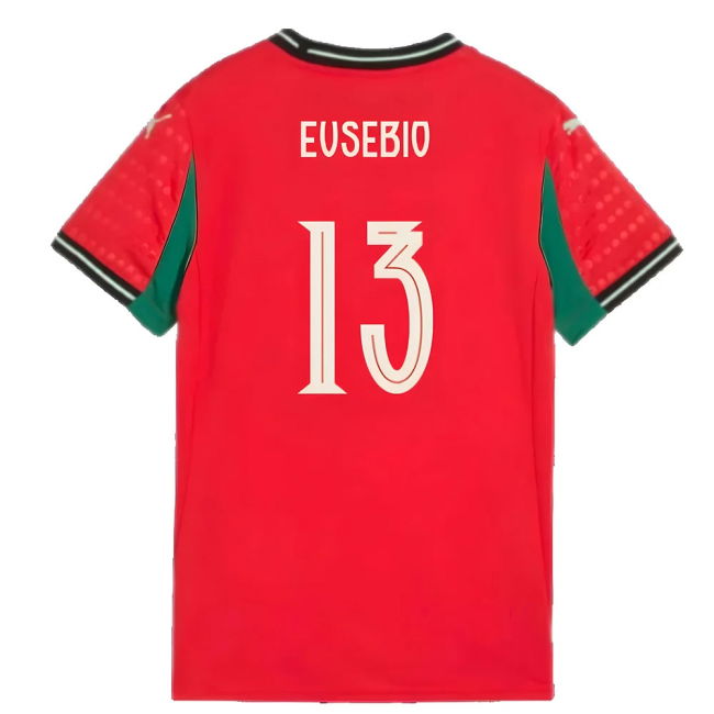 2025-2026 Portugal Womens Team Home Shirt (Ladies) (Eusebio 13)